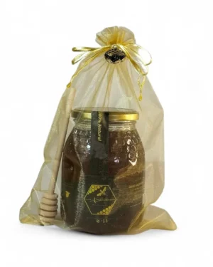 Pack regalo: tarro de 1 kg de miel + cuchara